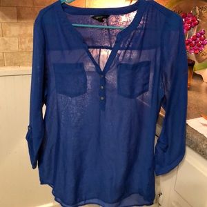 Express Blue blouse